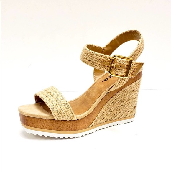CCOCCI Sutter Adjustable Wedge Strap Sandal Size 6.5 - Picture 1 of 6